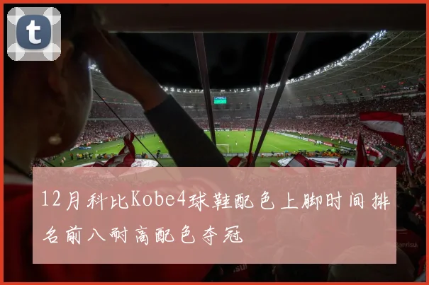 12月科比Kobe4球鞋配色上脚时间排名前八耐高配色夺冠
