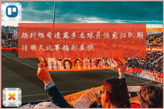 扬科维奇透露多名球员伤愈归队期待明天比赛精彩表现